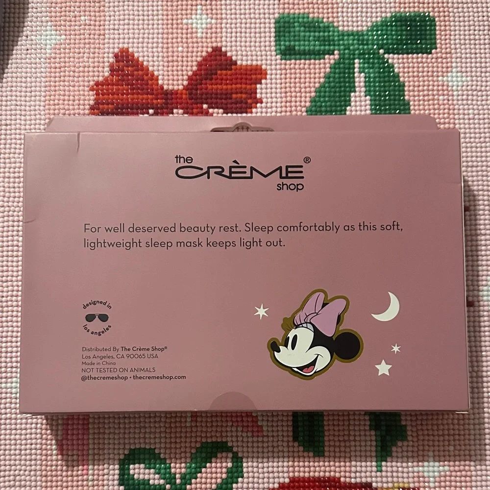 Disney x The Crème Shop Pink Snug Sleep Mask